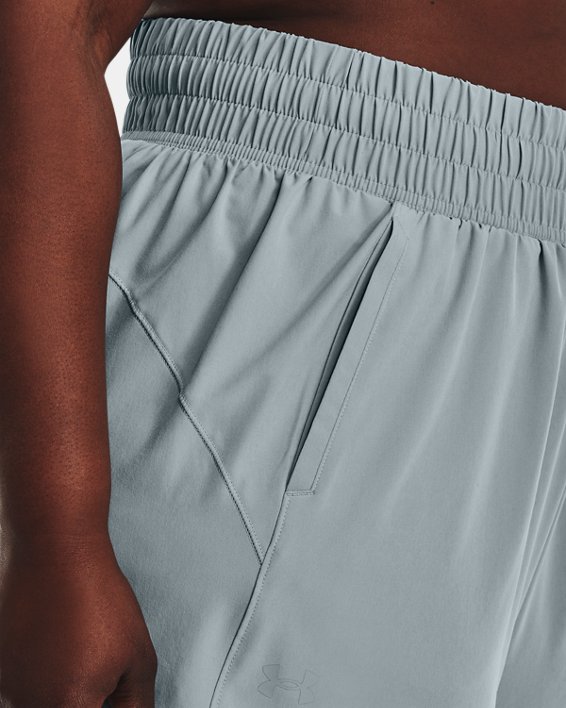 Pantalón corto tejido de 13 cm UA Flex para mujer, Blue, pdpMainDesktop image number 3